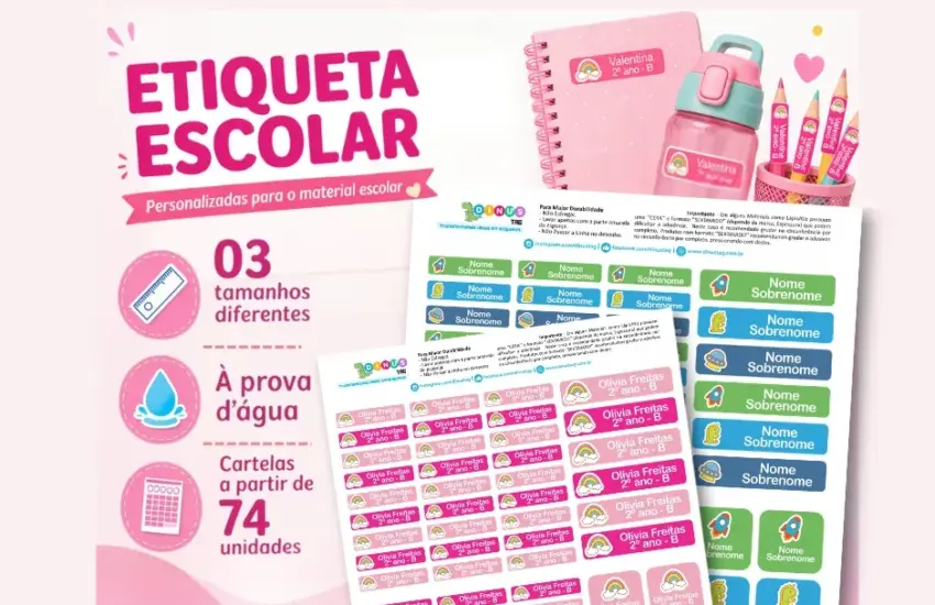 ETIQUETA ESCOLAR