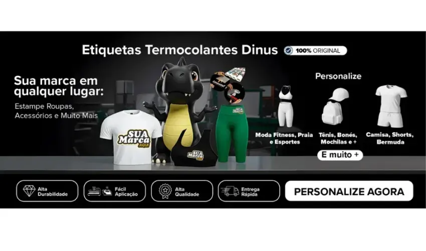ETIQUETA TERMOCOLANTE PARA MODA FITNESS E PRAIA