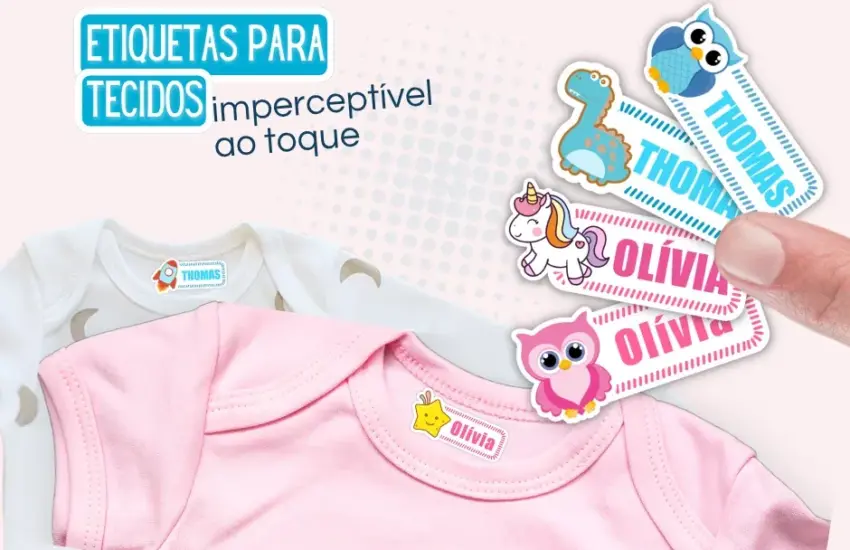 ETIQUETA TERMOCOLANTE PARA UNIFORME ESCOLAR