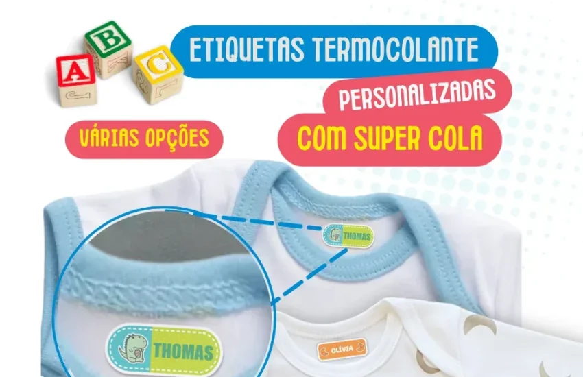 ETIQUETA TERMOCOLANTE UNIFORME ESCOLAR